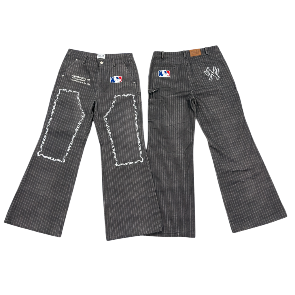 Midnight Pinstripe Pants