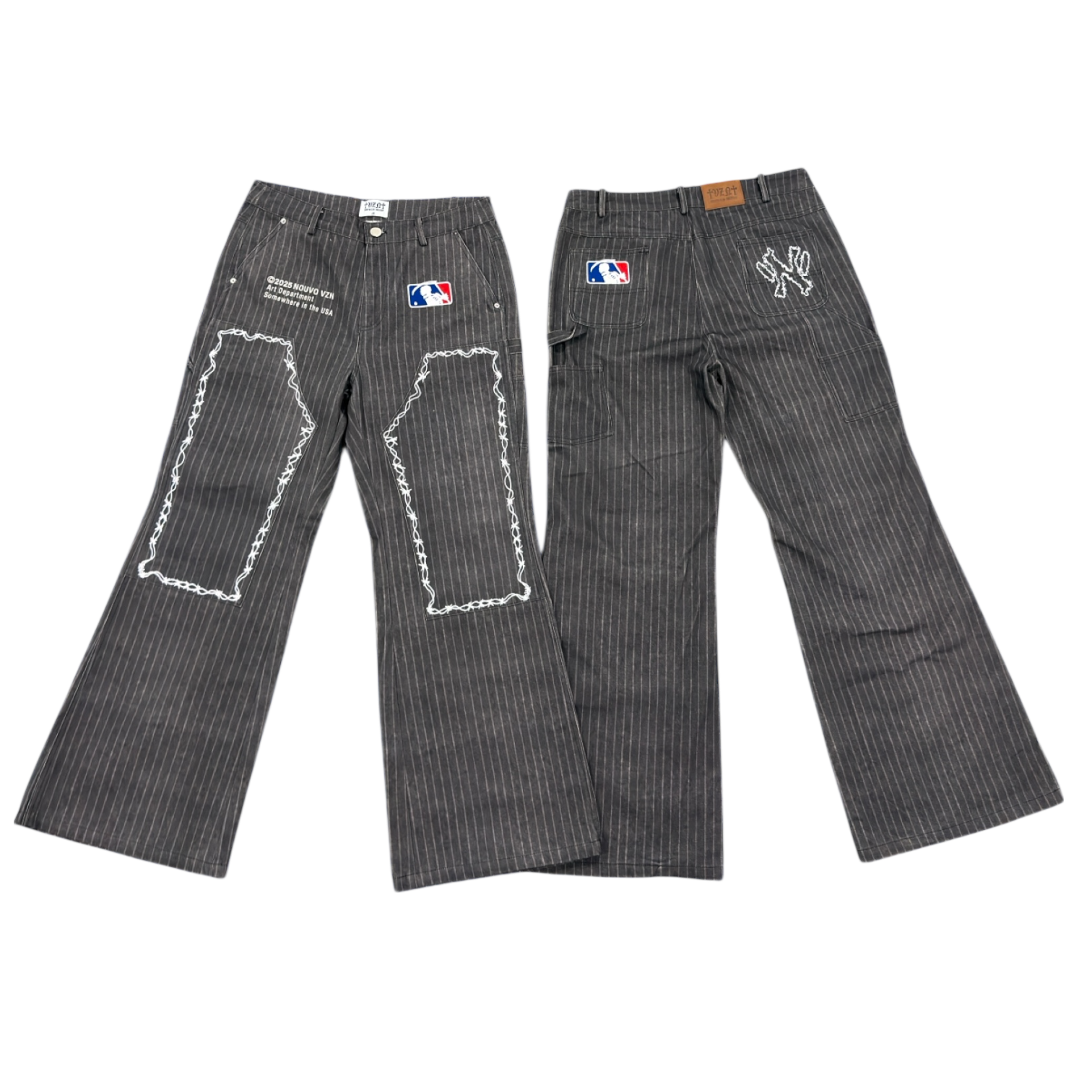 Midnight Pinstripe Pants