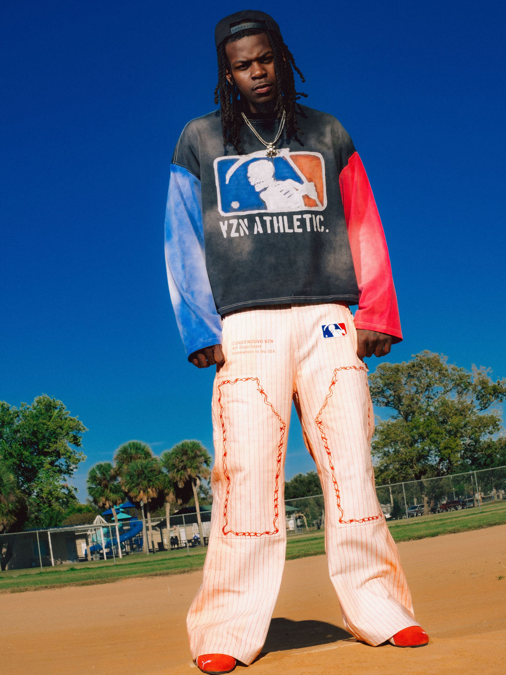 Clay Pinstripe Pants