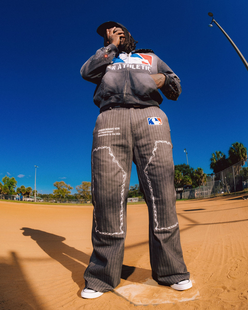 Midnight Pinstripe Pants