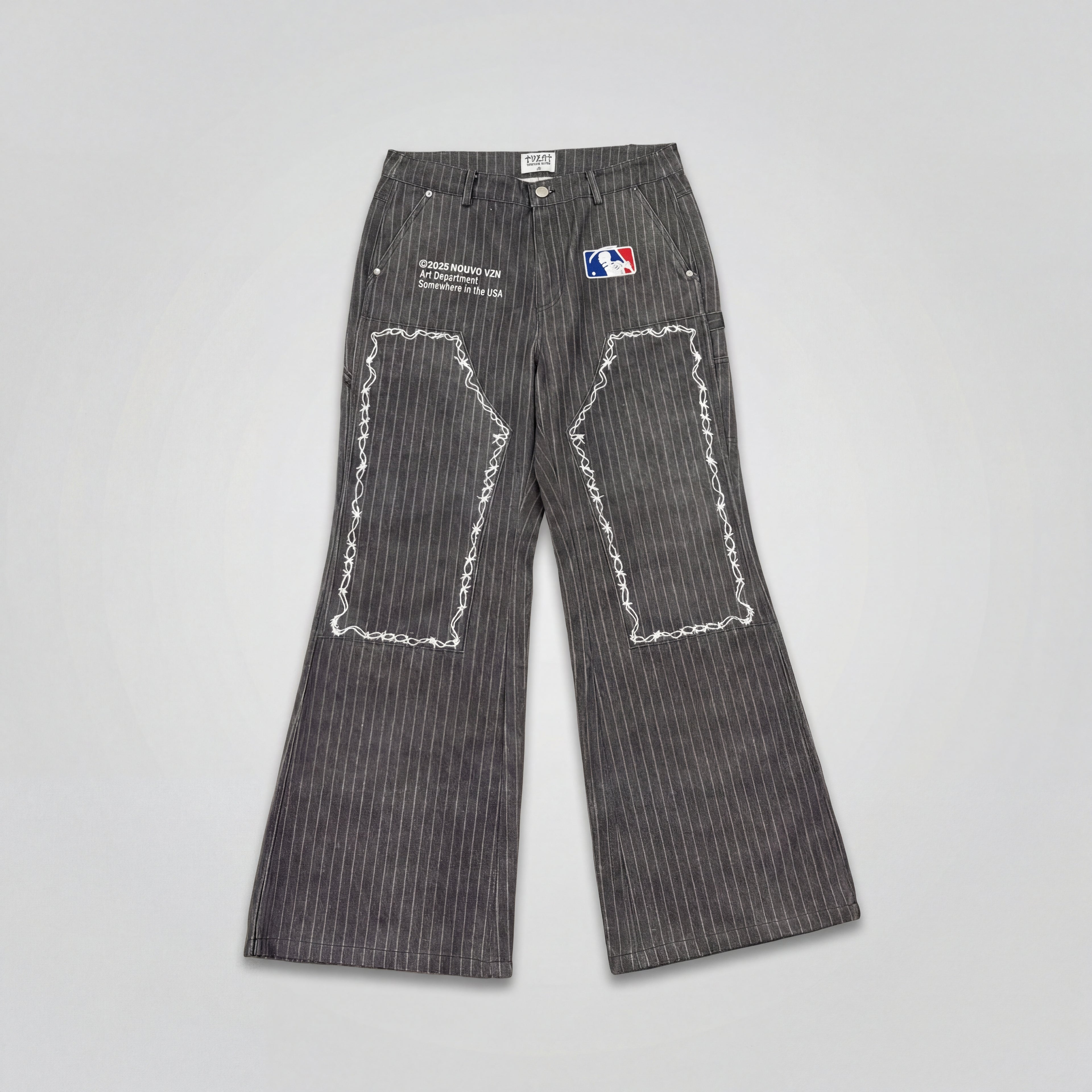 Midnight Pinstripe Pants