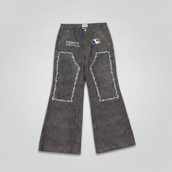 Midnight Pinstripe Pants